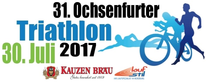 Triathlon Logo mit Sponsoren